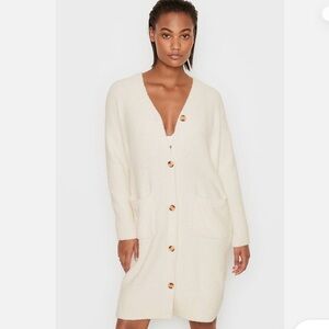 Victoria Secret Cozy Cream Cardigan Sweater